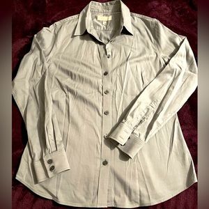 Gray color bottom down Banana Republic shirt